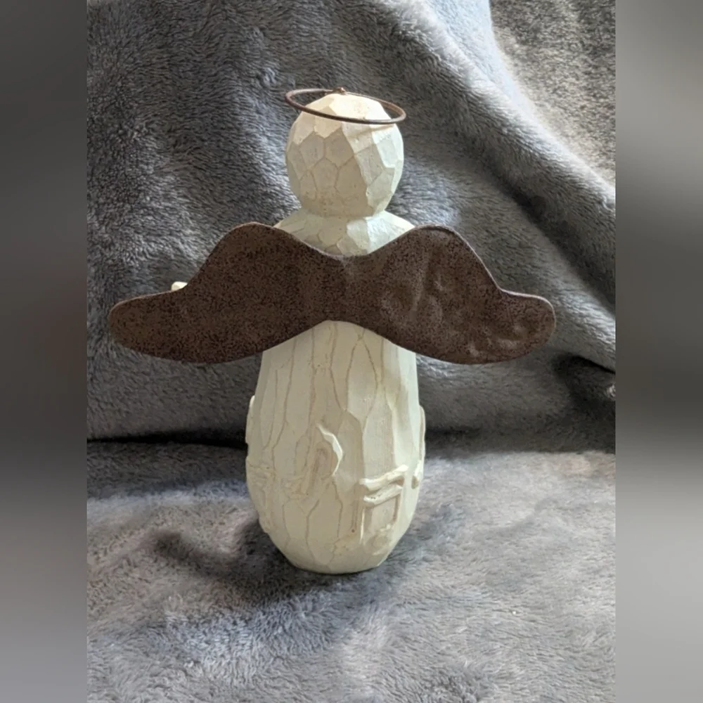 VTG Flurryville Collection Heavenly Heather Snowman Angel Figurine w/ Box